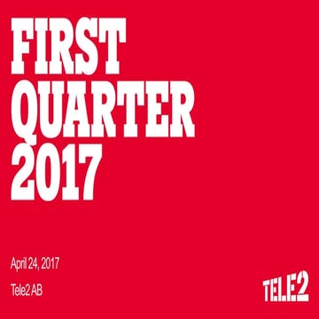 Tele2 Q1 2017 Presentation