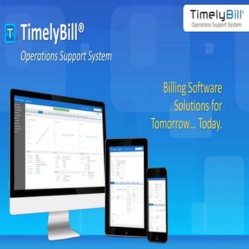 Overview of TimelyBill OSS