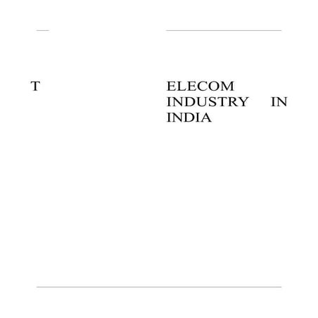 Telecom sector-in-india
