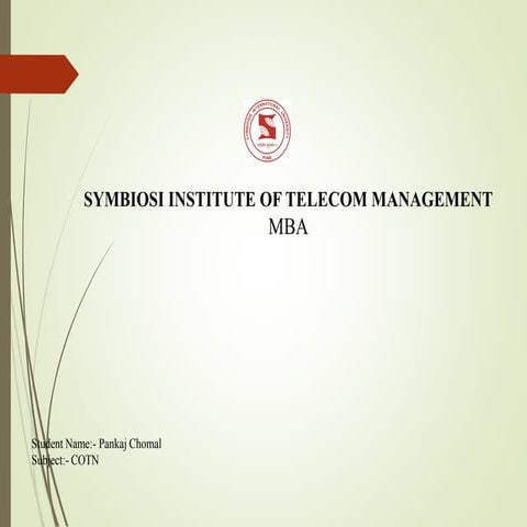 Telecom self organizing network