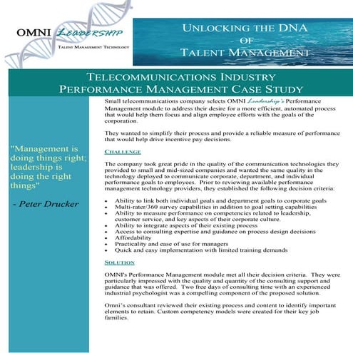 Tele Com Case Study 0511