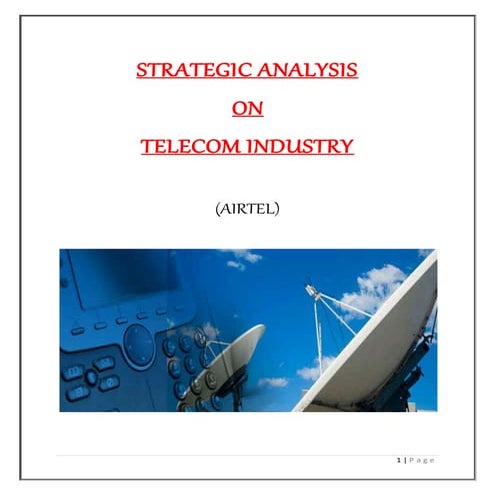 Telecom industry airtel