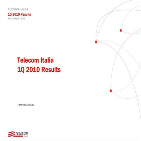 Telecom Italia 1Q 2010 Results 