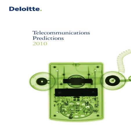 Deliotte: Telecomms Predictions 2010