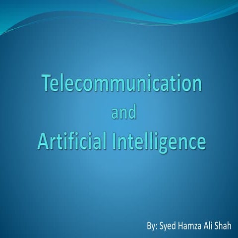AI and Telecommunication