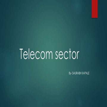 Telecom sector