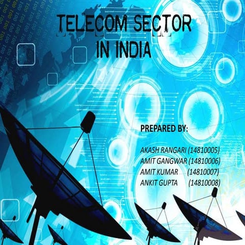 Telecom sector in india