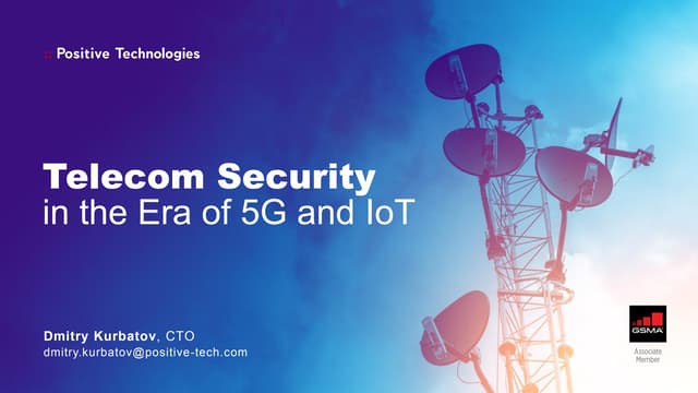 Telecom Security in the Era of 5G and IoT