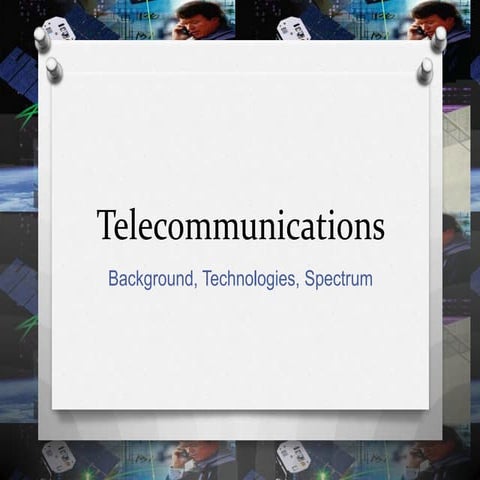 Telecom & spectrum presentation