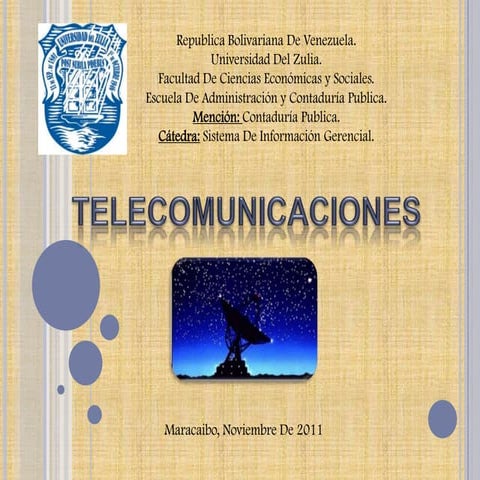 Las Telecomunicaciones | PPT