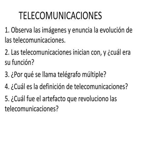 Telecomunicaciones