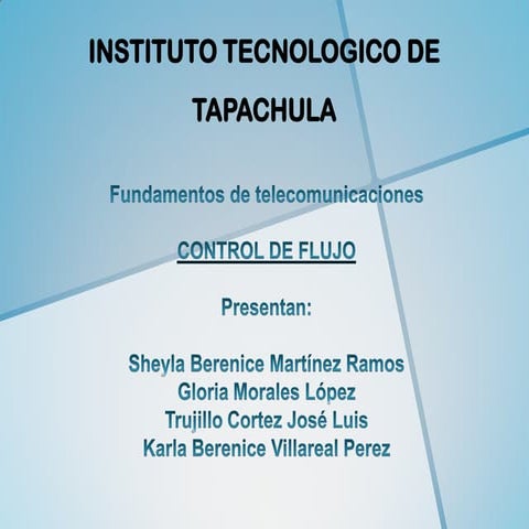 Control de Flujo [Telecomunicaciones]