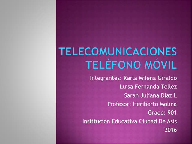 Telecomunicaciones