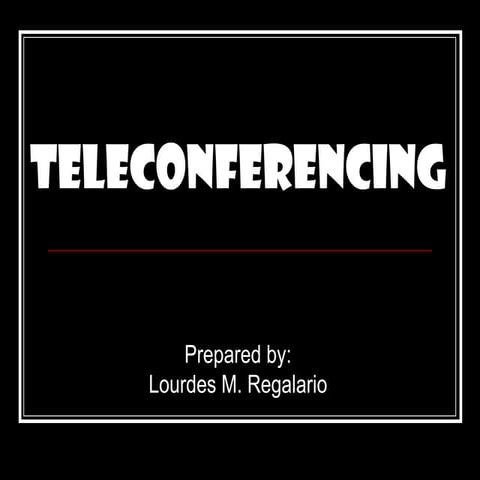 Teleconferencing 2