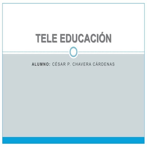 Tele educación