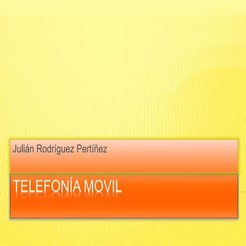 Telefonía movil  (TMA)