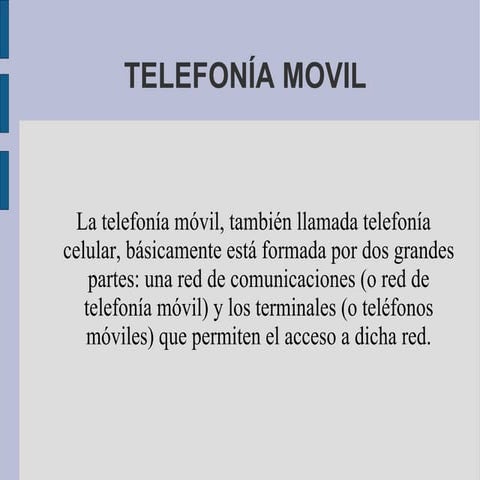 Telefonia movil
