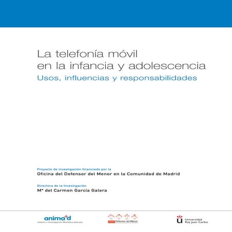 Telefonia Movil En La Infancia Y Adolescencia