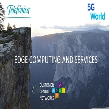 Telefonica innovation edge computing and services