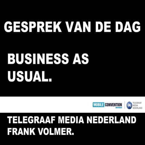 Mobile Convention Amsterdam - Telegraaf - Frank Volmer