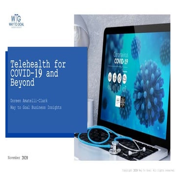 Deep Dive Into Telehealth Adoption  Covid 19 and Beyond  | Doreen Amatelli Clark