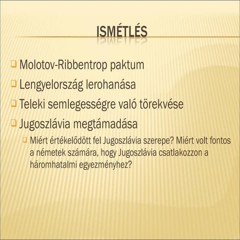 Teleki pál levele a kormányzóhoz