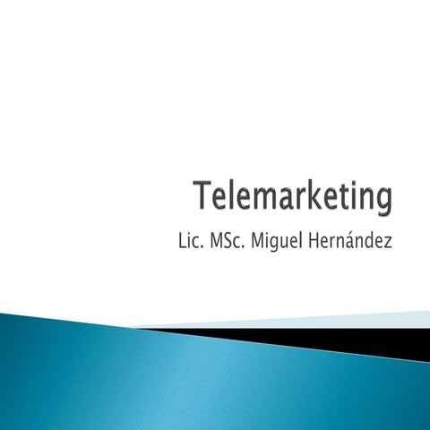 Telemarketing.pdf Tecnología-Telemarketing