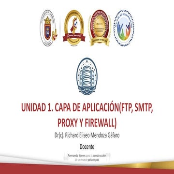 TELEMATICA 3 - CAPA DE APLICACION FTP SMTP PROXY Y FIREWALL