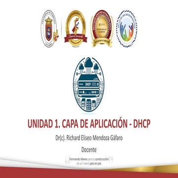 TELEMATICA 3 - CAPA DE APLICACION Y SERVICIOS DE RED - DHCP