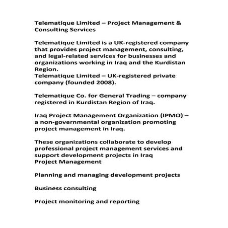 Telematique Limited – Project Management.pdf