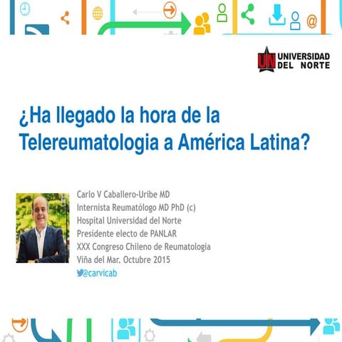 ¿Ha llegado la hora de la Tele-Reumatología a América Latina?