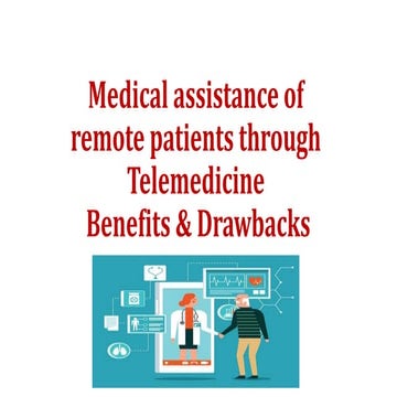 Telemedicine Benefits and drawbacks 25.04.2021