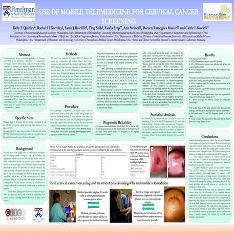 Use of Mobile Telemedicine for Cervical Cancer Screening | PDF