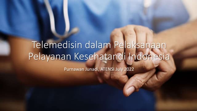 Kementerian Kesehatan Uji Coba Telemedisin Gratis di Daerah 3T