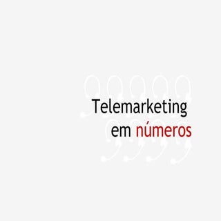 Telemarketing em números