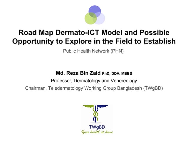 Road -map  of Teledermatology for doctor-patient-citizen relationship
