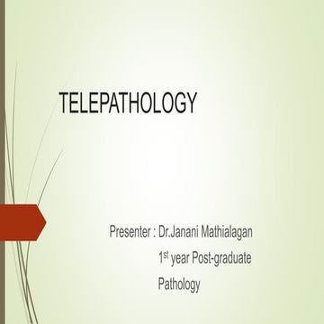 Telepathology
