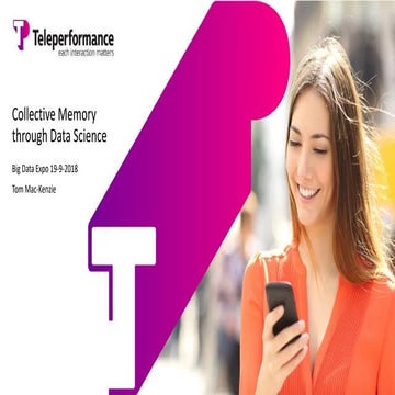 Teleperformance - Smart personalized service door het gebruik van Data Science 