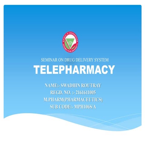 Telepharmacy