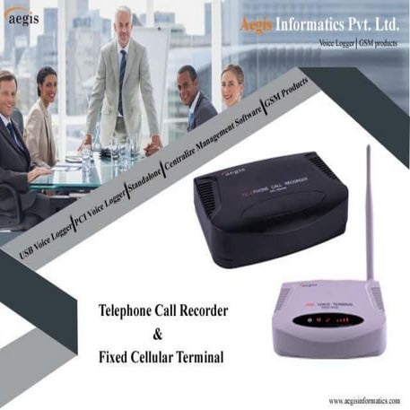 Telephone Call Monitoring Software - Aegis Informatics Pvt. Ltd. | PDF
