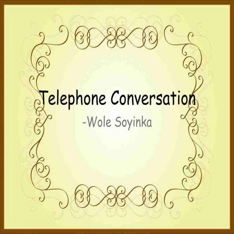 Telephone conversation