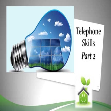 Telephone skills part 2
