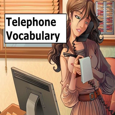 Telephone Vocabulary  M. van Eijk