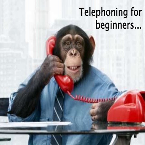 Telephoning for beginners