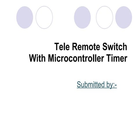 Tele Remote Switch