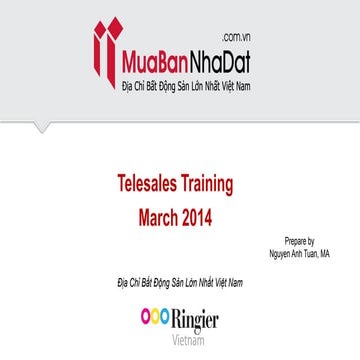 Telesales training March 2014 | PDF