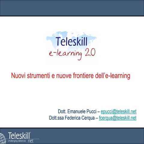 Teleskill e-learning 2.0