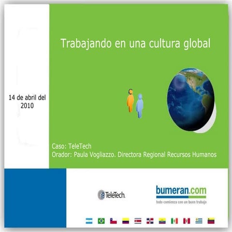 Webinar. Trabajando en una cultura global