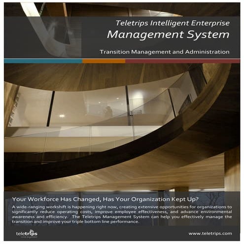 Teletrips Management System Product Sheet