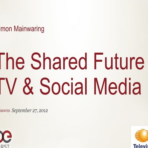 Televisa  - We First Slides